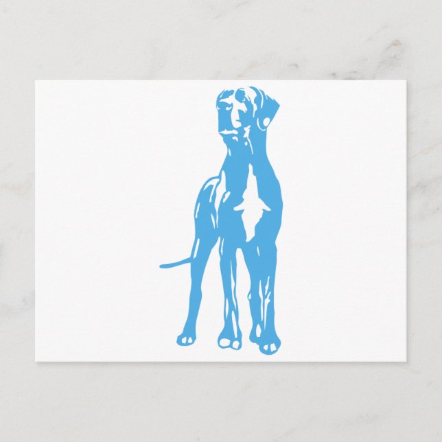 Postal El danés (Anverso)