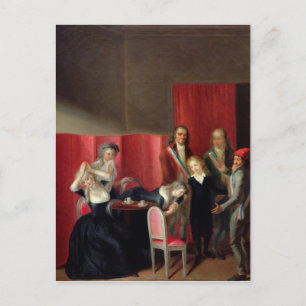 Postal El Dauphin tomado de su familia, 3 de julio de 179