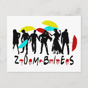 Postal El de los zombies parodian la divertida Halloween