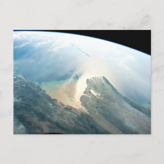 Postal El Delta Del Río Irrawaddy En Birmania (Myanmar). (Anverso)