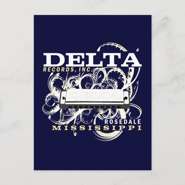 Postal El delta registra el inc. (Anverso)
