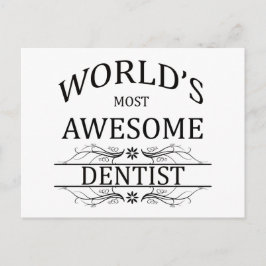 Postal El dentista más asombroso del mundo