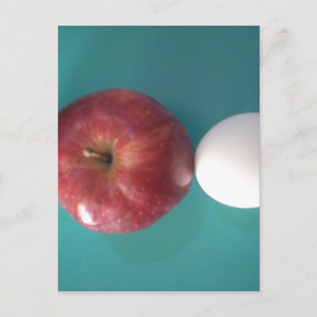 Postal El desayuno se compone de dos huevos y una vida fi (Anverso)