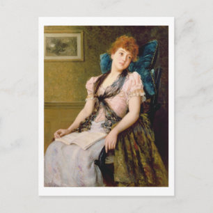 Postal El descanso de la tarde