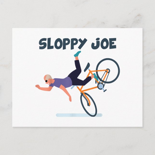 Postal El descuidado Joe Funny Biden Shiroppy Funn (Anverso)