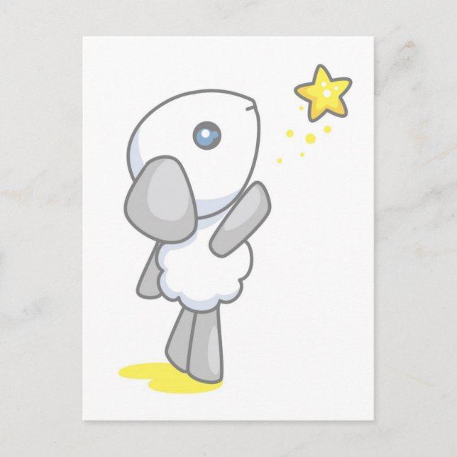 Postal El deseo de Lamby-Pie (Anverso)