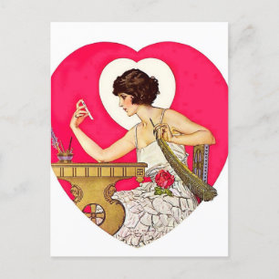 Postal El deseo del corazón de C Coles Phillips
