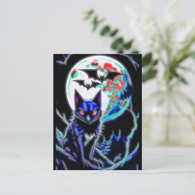 Postal El despilfarro (Anverso de pie)