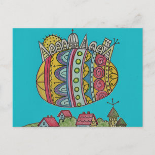 Postal El destino del mundo del arte folclórico ucraniano