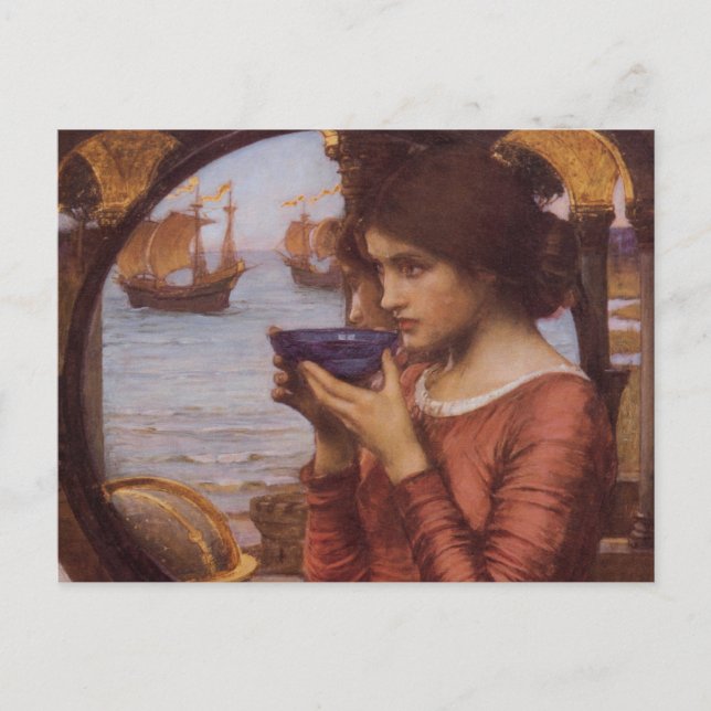 Postal El destino desde una poción mágica (Anverso)