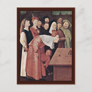 Postal El Detalle Del Conjurador. Por Hieronymus Bosch