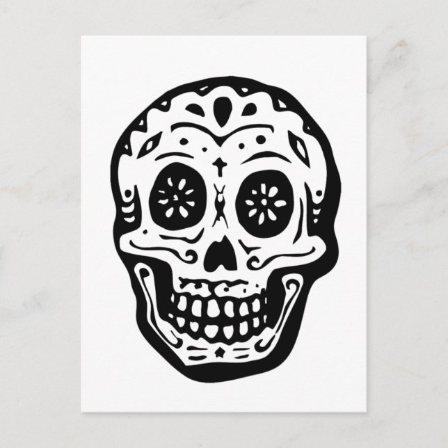 Postal El Día De La Calavera Muerta (Anverso)