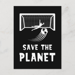 Postal El Día de la Tierra del Fútbol Fútbol Juega Salvem