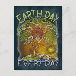 Postal El Día de la Tierra es todos los días
