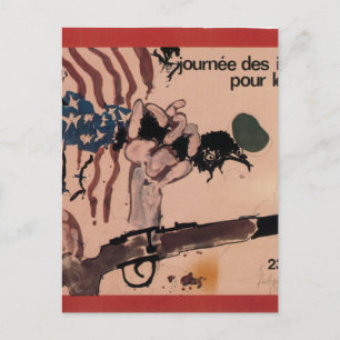 Postal El día de los intelectuales: Poster de propaganda