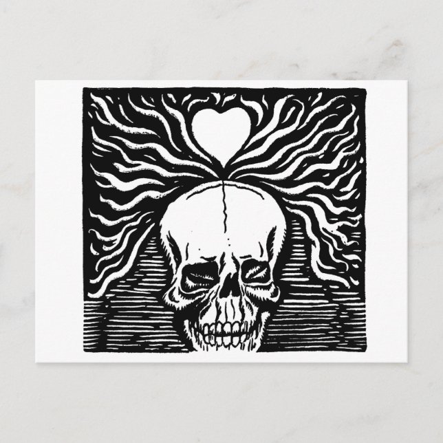 Postal El "Día de los Muertos" en México alrededor de 192 (Anverso)