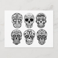 El Día de los Muertos Skulls (Día de los Muertos)