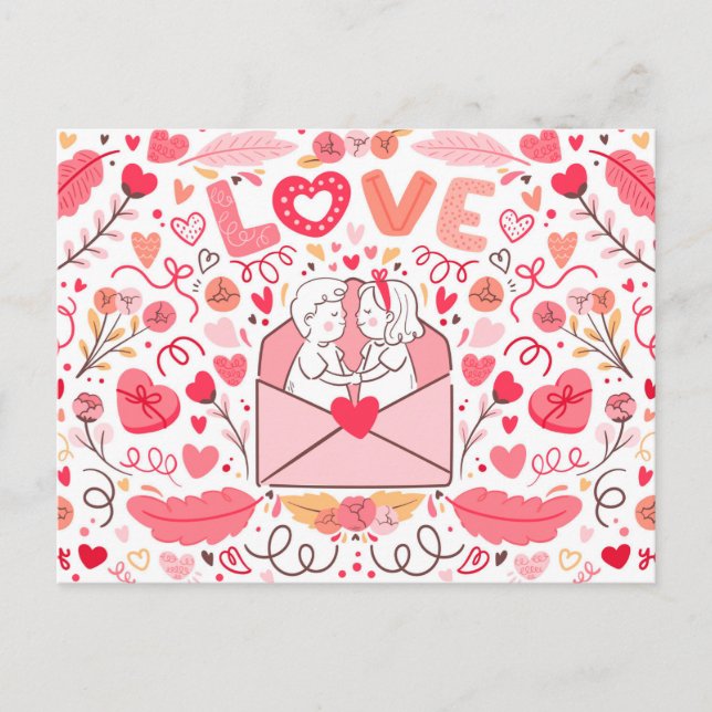 Postal el día de San Valentín (Anverso)