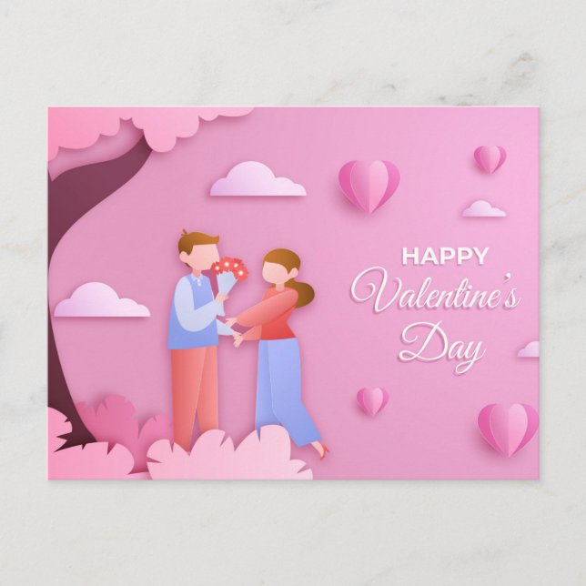 Postal el día de San Valentín (Anverso)