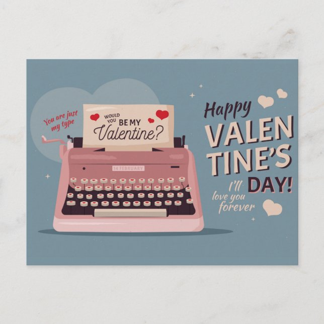 Postal el día de San Valentín (Anverso)