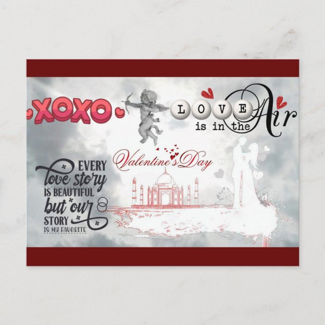 Postal El día de San Valentín (Anverso)