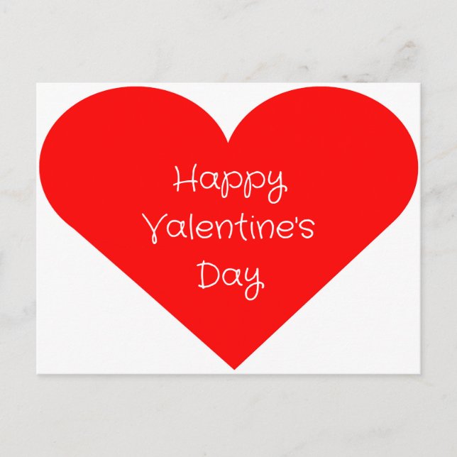 Postal el día de San Valentín (Anverso)