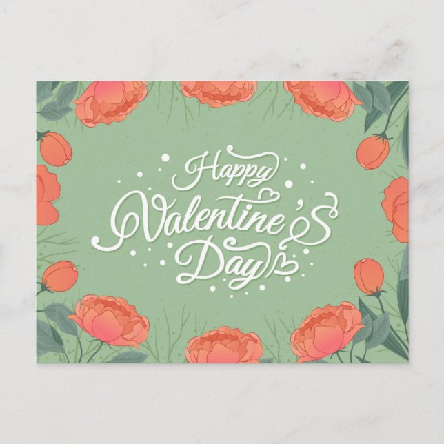 Postal El día de San Valentín (Anverso)