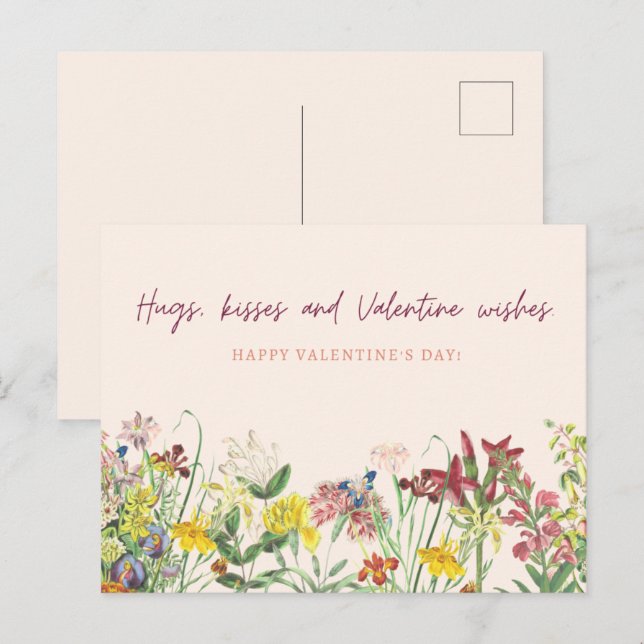Postal El día de San Valentín (Anverso / Reverso)