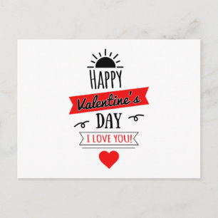 Postal El día de San Valentín de amor Parejas del corazón