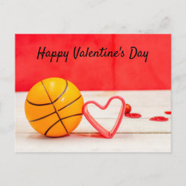 Postal El día de San Valentín de baloncesto Baloncesto co