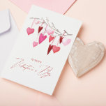 Postal El día de San Valentín de Corazales de Acuarela<br><div class="desc">Postales El día de San Valentín de acuarela</div>