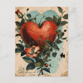 Postal El día de San Valentín de cosecha