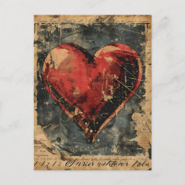 Postal El día de San Valentín de cosecha