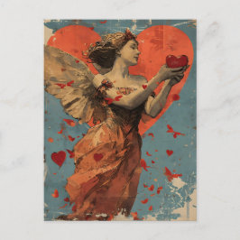 Postal El día de San Valentín de cosecha