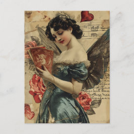Postal El día de San Valentín de cosecha