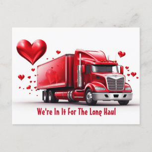 Postal El día de San Valentín Para Camioneros