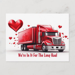 Postal El día de San Valentín Para Camioneros