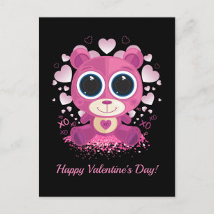 Postal El día de San Valentín Teddy Bear