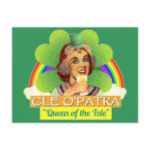 El día festivo de San Patricio Cleopatra Pun Irish
