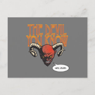 Postal El diablo que conoces a Gray BG