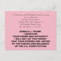 El dictador Trump revisa y equilibra la resistenci