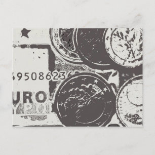 Postal El dinero hace girar el mundo