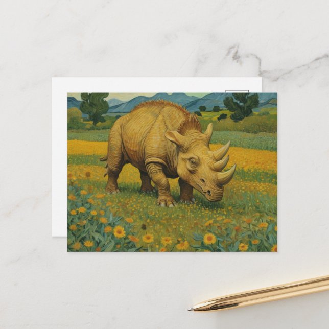 Postal El Dino  (Anverso/Reverso In Situ)