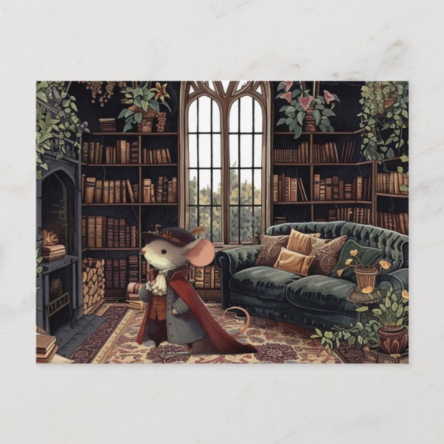 Postal El diplomático del ratón (Anverso)