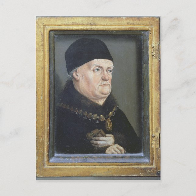 Postal El Diptych Matheron: Retrato de Rene I (Anverso)