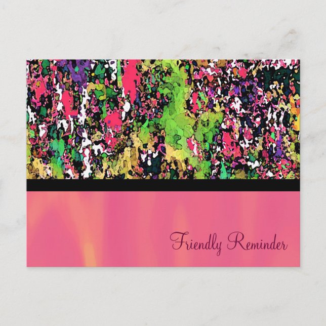 Postal El Diseñador Rosa ~ Postcard (Anverso)