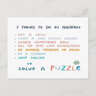 Postal El distanciamiento social se queda como inspiració