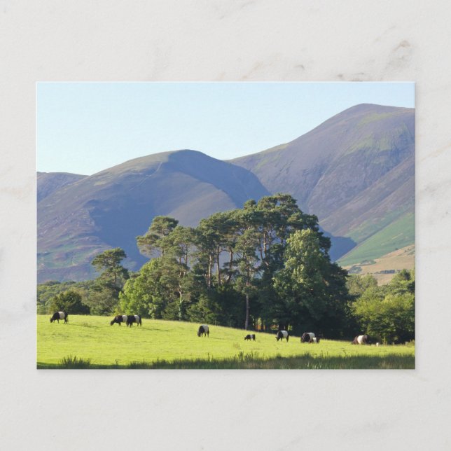 Postal El distrito de Lake-Keswick (Anverso)