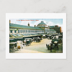 Postal El distrito del mercado, Boston, Massachusetts