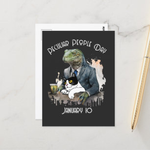 Postal El divertido y peculiar Día del Pueblo